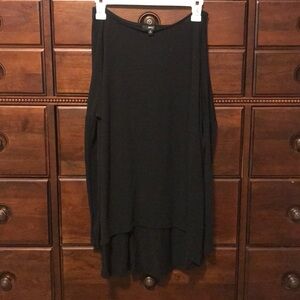 very Black Off The Shoulder Tee - Medium